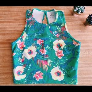 Tropical crop top
